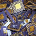 Gold value in computer chips supplied to you