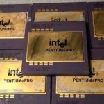 Intel Pentium Pro CPU Scrap