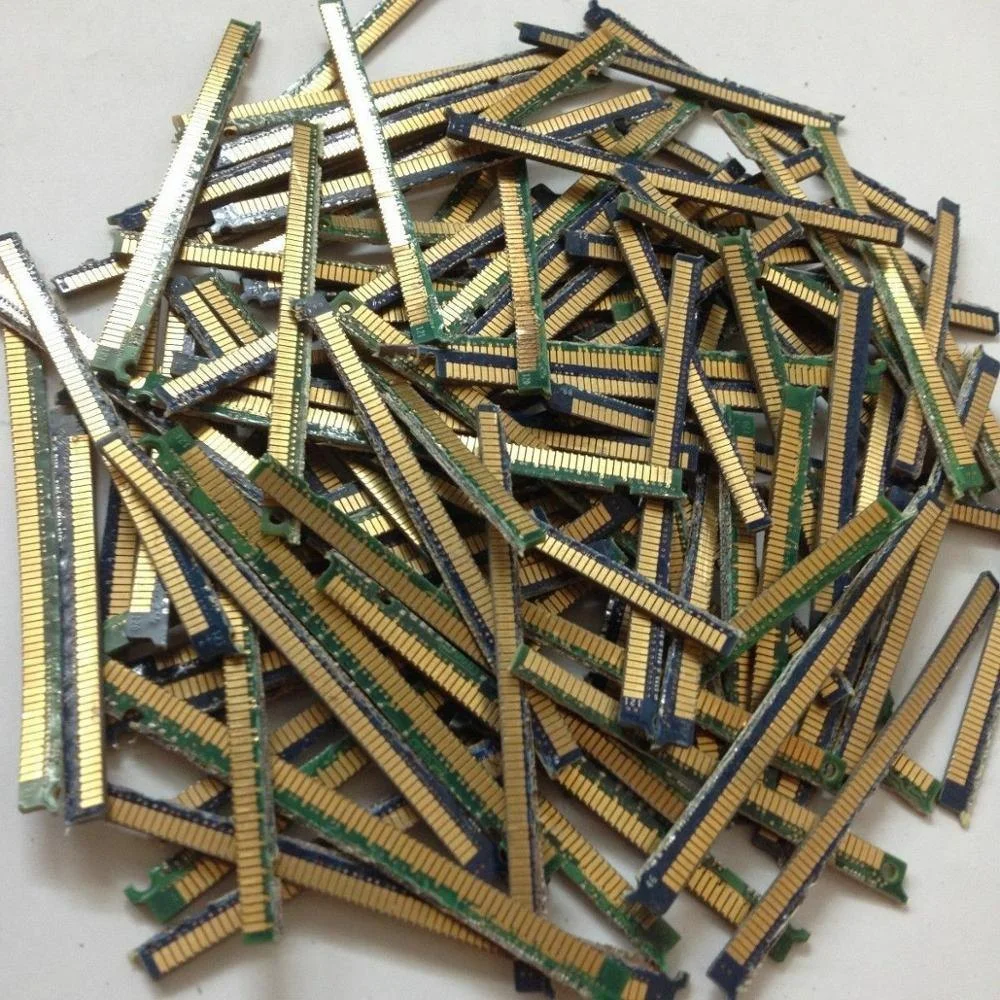 trimmed gold RAM finger scrap for sale